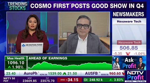 Mr Pankaj Poddar, Group CEO, Cosmo First, in Conversation with NDTV Profit on Q4 FY26 & FY26 Results