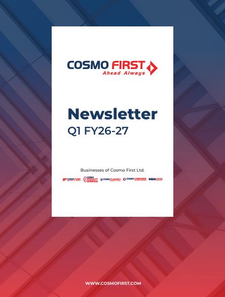 Cosmo First Newsletter Q1 FY-27